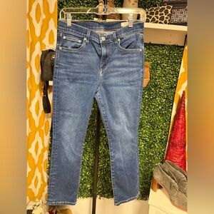 AYR Women's Straight Leg Jeans in Blue